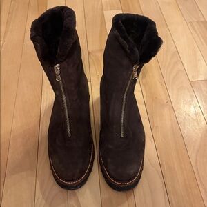 Ron White Brown Suede Pamela Women's Boots